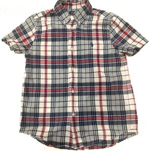 Polo by Ralph Lauren Blue and White Plaid Shirt